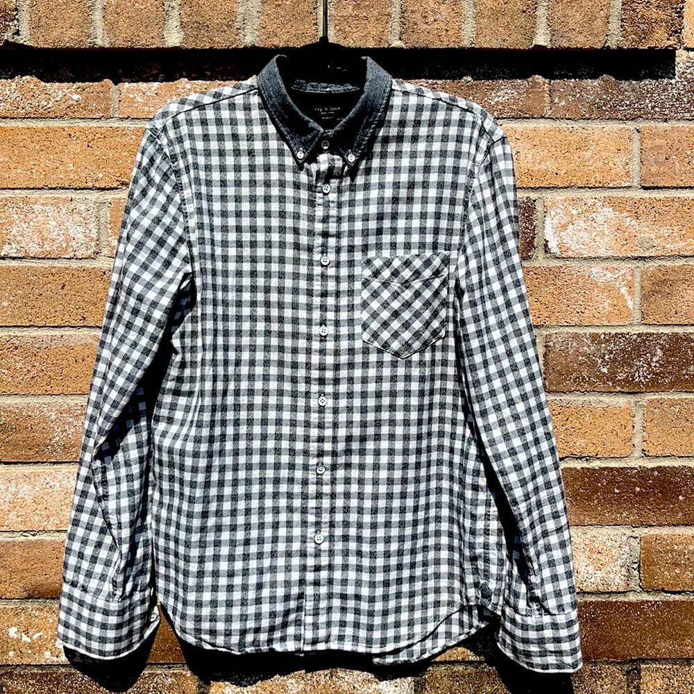 Rag and Bone Lightweight Checked Flannel
